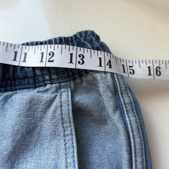 ✨Host pick✨Adidas Blue Patchwork Wide-Leg Jeans size small - Picture 8 of 11